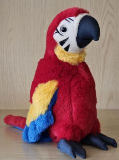 Obrázek z Papoušek červený plyš 42cm 